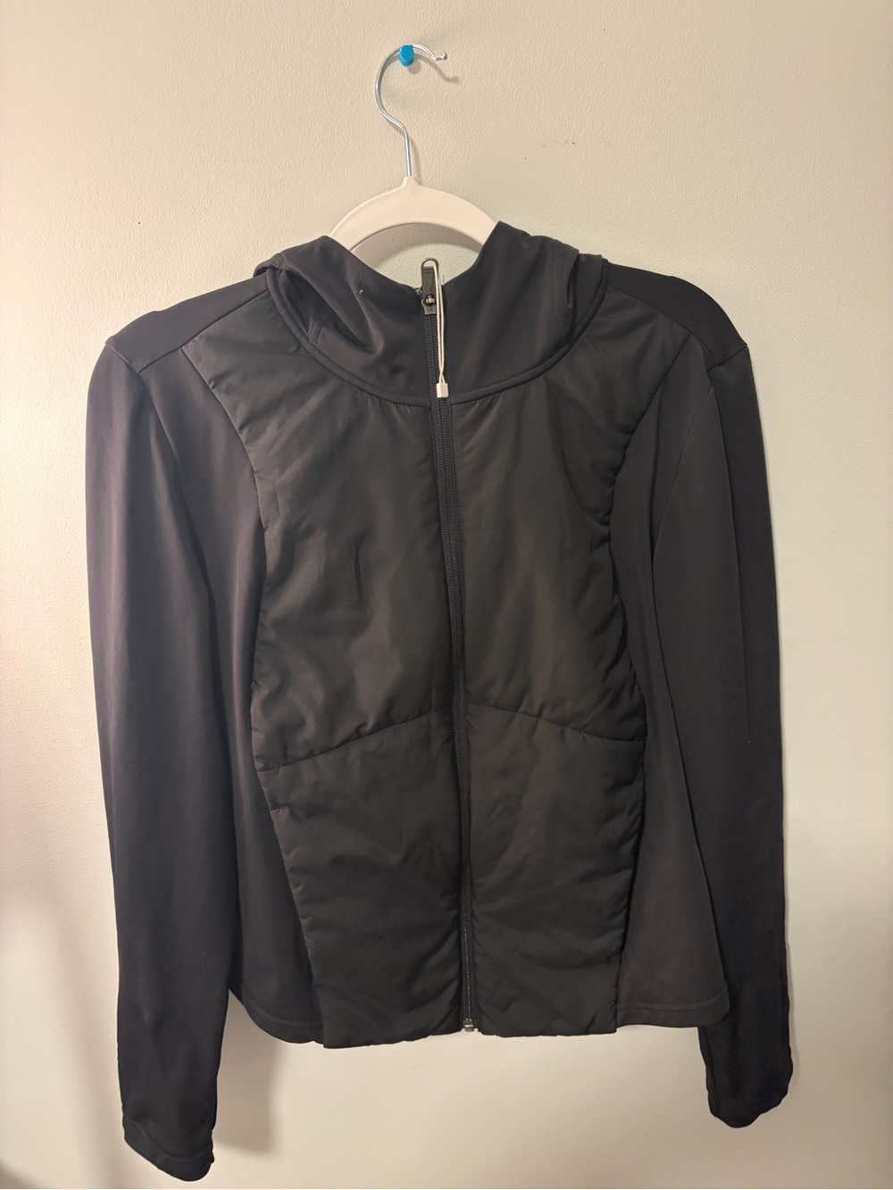 Tuff Athletics Black Hooded Puffer Jacket